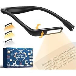 Lampara Lectura Conforama Lampara Libros Cama - Lampara de Lectura Recargable 3 Colores Protección Ocular Luz Cuello Flexibles, Lampara para Leer, Tejer, Coser, Acampar, Regalos para Lectores Mujer Hombre
