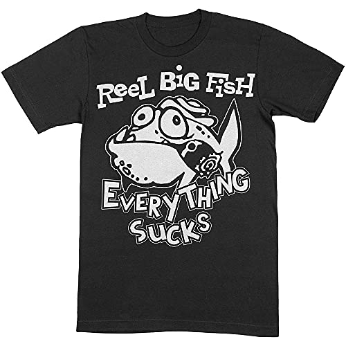 Photo de Reel Big Fish Unisex Tee: Silly Fish - Small - Black