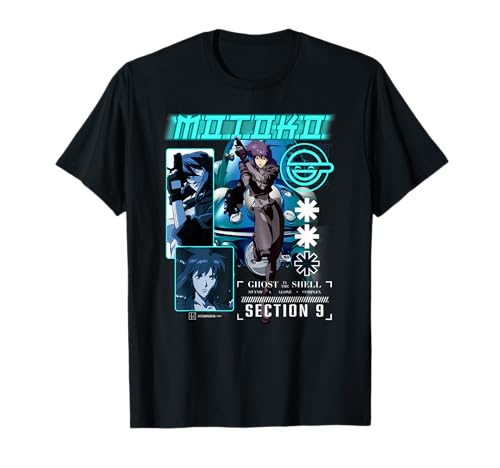 Ghost in the Shell Stand Alone Complex Section 9 Motoko Shot T-Shirt