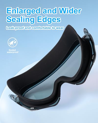 Image of Swim Goggles, Wide Angle Anti-fog and UV Leak Proof Goggles,Swimming Goggles for Adult Youth
