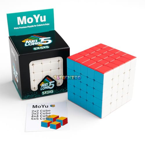 Image of Moyu Meilong 5x5 Speed Cube Smooth Turning Stickerless Puzzle Toy for Beginners and Professionals High Performance 5x5 Cube for Kids and Adults