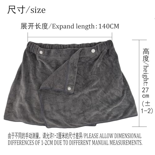 Men's Sexy Towel Bathrobe Side Open Shower Robe Plush Coral Sleepwear And Thick Bathrobe4