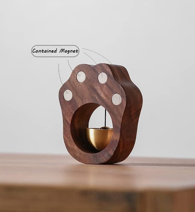 Miniatura 4 de Shopkeepers Bell,Cat Paw Bell,Campana de los comerciantes para la apertura de la puerta,Timbre de la puerta,Imanes de refrigerador imán