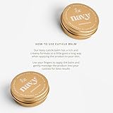 Navy Cuticle Balm 30ml | Nail Moisturiser for Damaged & Dry Nails | Vegan & Cruelty-Free Nail Cuticle Balm Skincare | Rosehip, Aloe Vera & Coconut Oil | Made in UK | Hydrating Cuticle Treatment - Image 6