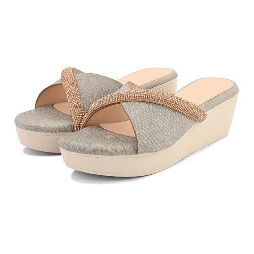 Image of Centrino Women's Sandals | Soft Cushioned Footbed for Extra Comfort | Stylish & Elegant Look for Ladies | Fashionable & Durable Sandal Comfort & Quality (9417)