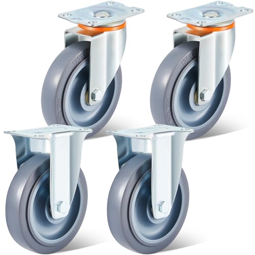 Roulettes de 12,7 cm pour déplacer facilement vos meubles d'atelier et établis lourds