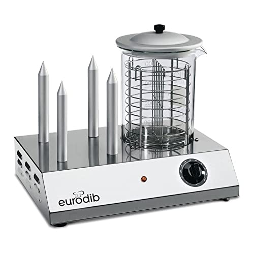 Eurodib Hotdog Hot Dog Steamer & Bun Warmer
