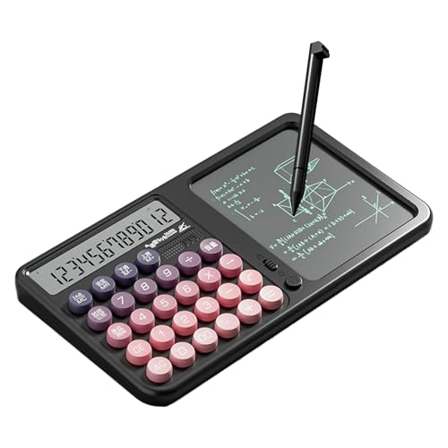 Calculadora gráfica con bloc de escritura, pantalla para estudiantes, herramienta de cálculo, pantalla grande, con tablero de escritura a mano, protección ocular para niños, estudiantes, escuela