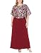 Jhichic Women's Plus Size Embroidered Capelet Maxi Dress Mesh Lace Evening Gown Elegant