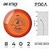 ONE ATTACK BY XCOM Disc Mercury-Aries | Stable Disc Golf Fairway Driver | Control Driver with Stable Flight | Handle Power | 170-175g | PDGA Approved Disc Golf for Outdoor, Backyard and Competition