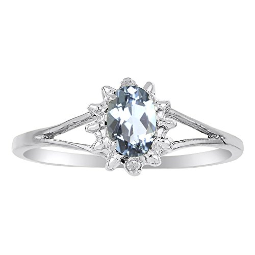 Bague en argent pierre de naissance mars Amarina, le cadeau idéal en or