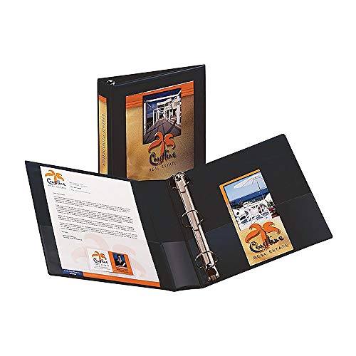 Avery 68059 Framed View Binder, 1.5-Inch Cap Ezd Rings, Letter Size, Navy, 1/Each #TOP27