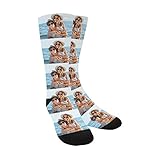 Custom Face on Socks, Lovers Photos Socks with Personalized Faces on Them