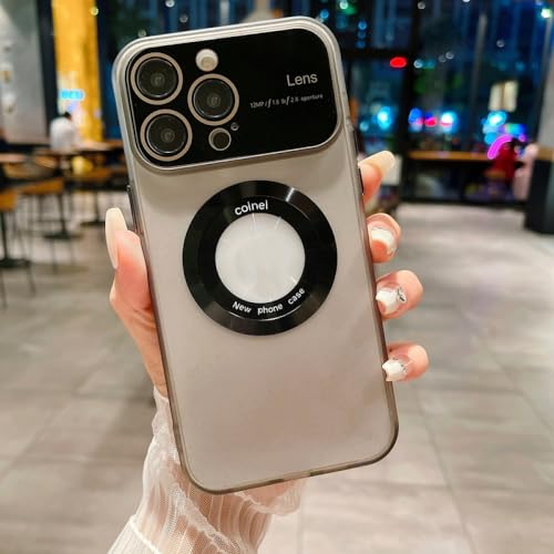 Étui de protection d'objectif iPhone 14 Pro couverture téléphone anneau fer