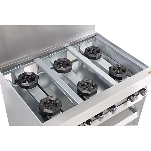 image for SEAGATE, SGR-6-36, Commercial Restaurant Kitchen Range, Natural Gas, (