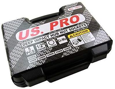 Bergen 5 Piece Thin Wall Socket Set 12 Point B1341 30 32 34 35 36mm