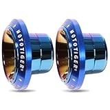 Tongze Motorcycle Frame Slider: Scooter Frame Sliders for Front Fork CNC Aluminum Wheel Frame Slider for Motorbike Motorcycle Frame Sliders Crash Protector 2 Pack (Blue & Blue)