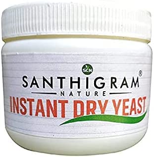 Santhigram Nature A Grade Drożdże Instant Dry 100 g do przysadzenia pizzy, ciasta, chleba itp.