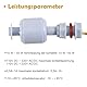 Flüssigkeit Schwimmerschalter,5 Stück Wassertank Pool Flüssigkeitsstandsensor Controller,Wasserstand Sensor für Hydroponics Gartenarbeit Aquarium Pool Tank Ausrüstung