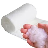 Fake Snow Blanket – Instant Artificial Snow Roll for Christmas Village Accessories, Snow Fluff Decorations, and Crafts – Snow Blanket for Holiday Décor, Trees, and Cloud Displays – 31.5 x 94.5 Inches