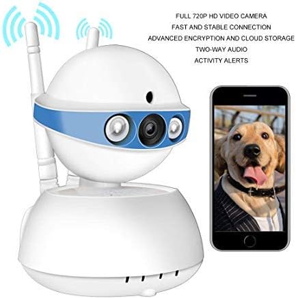 Security Camera WiFi Camera-ALIKE 720P Indoor Tilt Wireless Security IP Camera Full HD Home Video Surveillance System with HD Night Vision,Motion Detection Pan,Two-Way Audio,Cloud Storage (Blue)