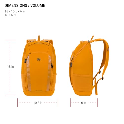 Image of SwissGear 8118 Laptop Backpack, Fits up to 14-Inch Laptop, Mustard