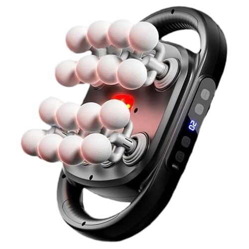 Pistolet de massage 16 têtes avec 9 modes et 30 intensités pour tout le corps