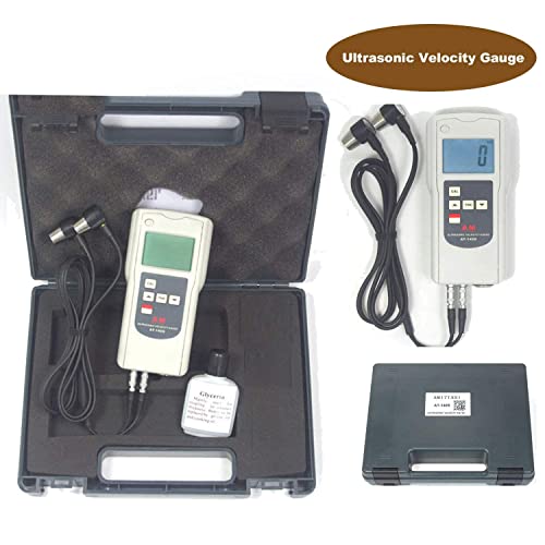 Calibrador ultrasónico digital para medición de espesor y velocidad, aplicable para madera, caucho y materiales blandos miniatura 3