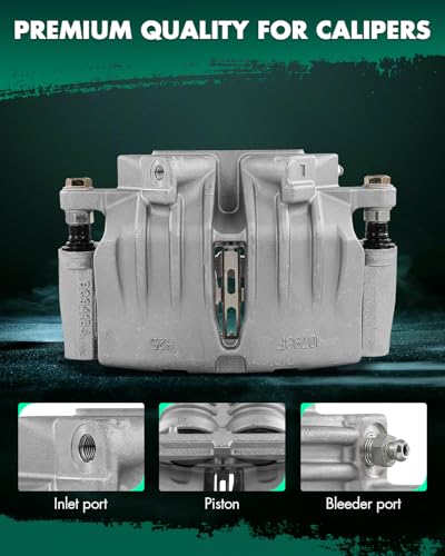 Image of SCITOO 18B4798A Front Left Brake Caliper w /Bracket for Buick for Rainier,for Chevrolet for SSR /for Trailblazer,for GMC for Envoy,for Isuzu for Ascender,for Oldsmobile for Bravada,for Saab for 9-7x