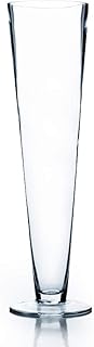 WGV Tall Glass Trumpet Vase