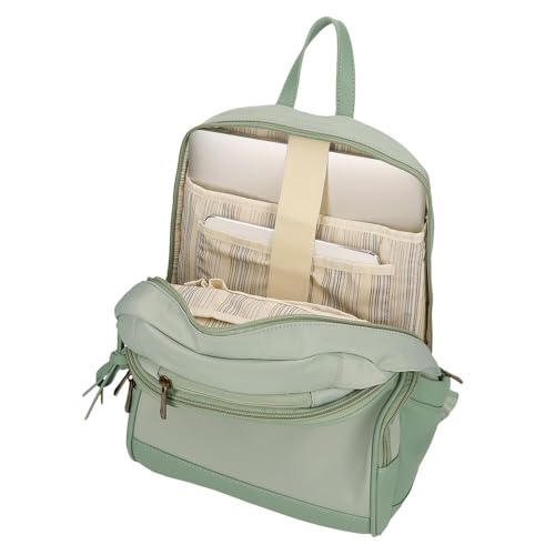 Pepe Jeans Unisex. 7922134 Mochila Para Computador 13,3? Morgan Verde (Osfa), Casual, PoliéSter - 4