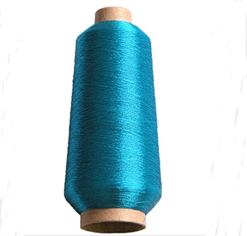 Image of Sparkle Metallic Threads Machine Embroidery - 5000 Yards per roll (Acid Blue (Light))