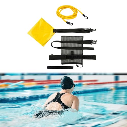 Cinturón de resistencia para natación con paracaídas pequeño miniatura 4