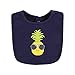 Hudson Baby Unisex Baby Cotton Bibs, Boy Pineapple, One Size