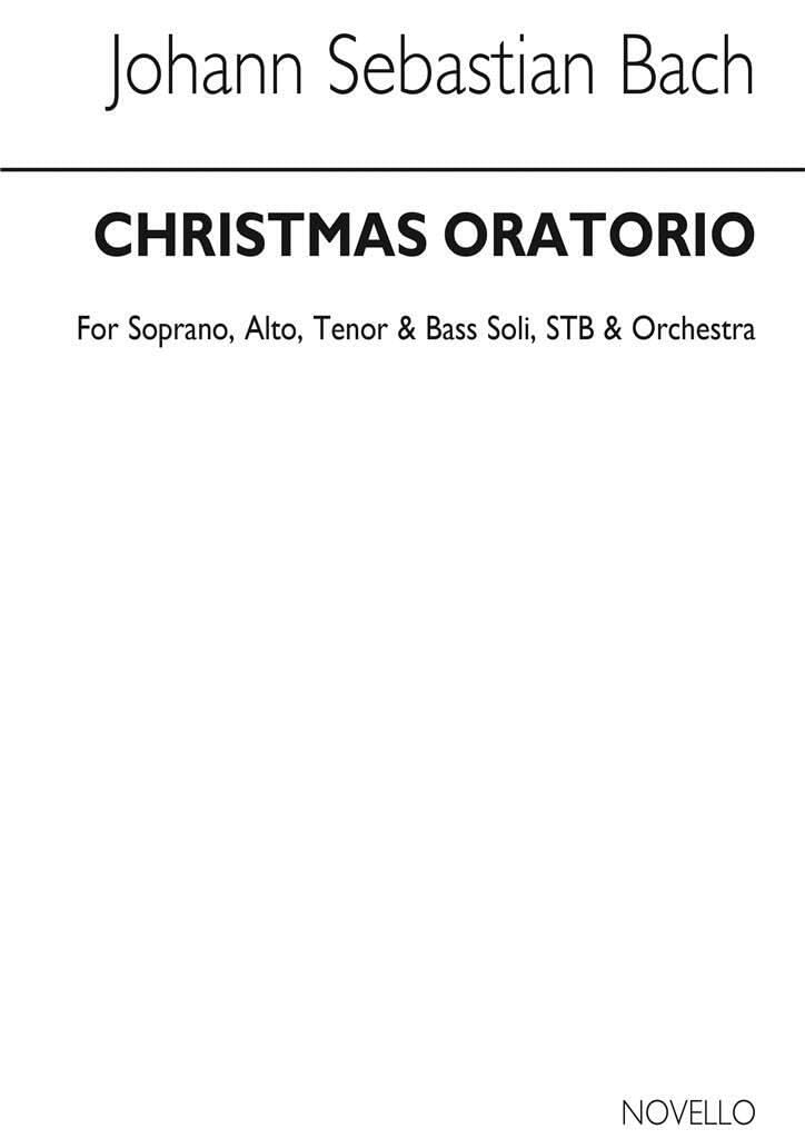 Christmas Oratorio Vocal Score (Troutbeck). Mixed Choir And Accomp.. Score