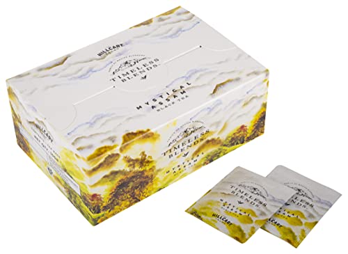 Image of Timeless Blends by The Hillcart Tales Mystical Assam Tea Bags 100 Pieces, Premium Assam Black Tea Leaves With Earth Fragrance, Original Assam Tea in Double Chamber Teabags, 200 gms