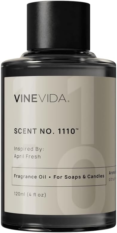 VINEVIDA [4oz] Fresh Fragrance Oil for Soap Making - Scents for Candle Making