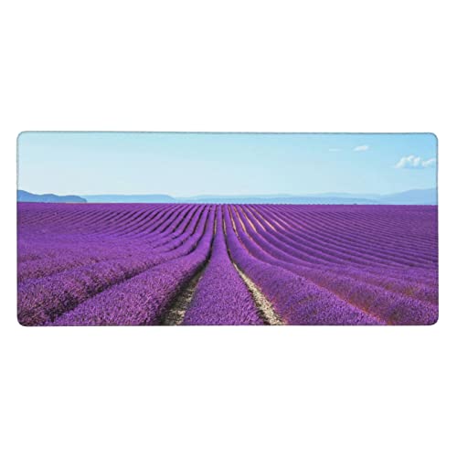 Tapis de souris XL romantique de 90x40 cm avec base en caoutchouc antidérapante