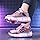 AIkuass USB Chargable Led Light Up Roller Shoes Wheeled Skate Sneaker Shoes F.