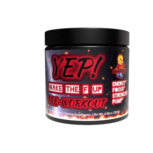 Image of YEP Wake The Faith Up Advanced Pre Workout - Not Your Basic Preworkout with Bonus Ingredients - Customizable Dosing for Your Desired Intensity - Up to 40 Servings (Smash Berry)