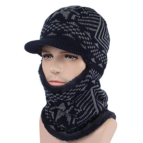 Chapeau chaud d'hiver avec fonction masque cagoule pour isolation maximale