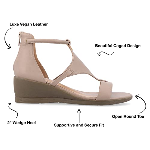 Image of Journee Collection Women's Trayle Wedge Sandals
