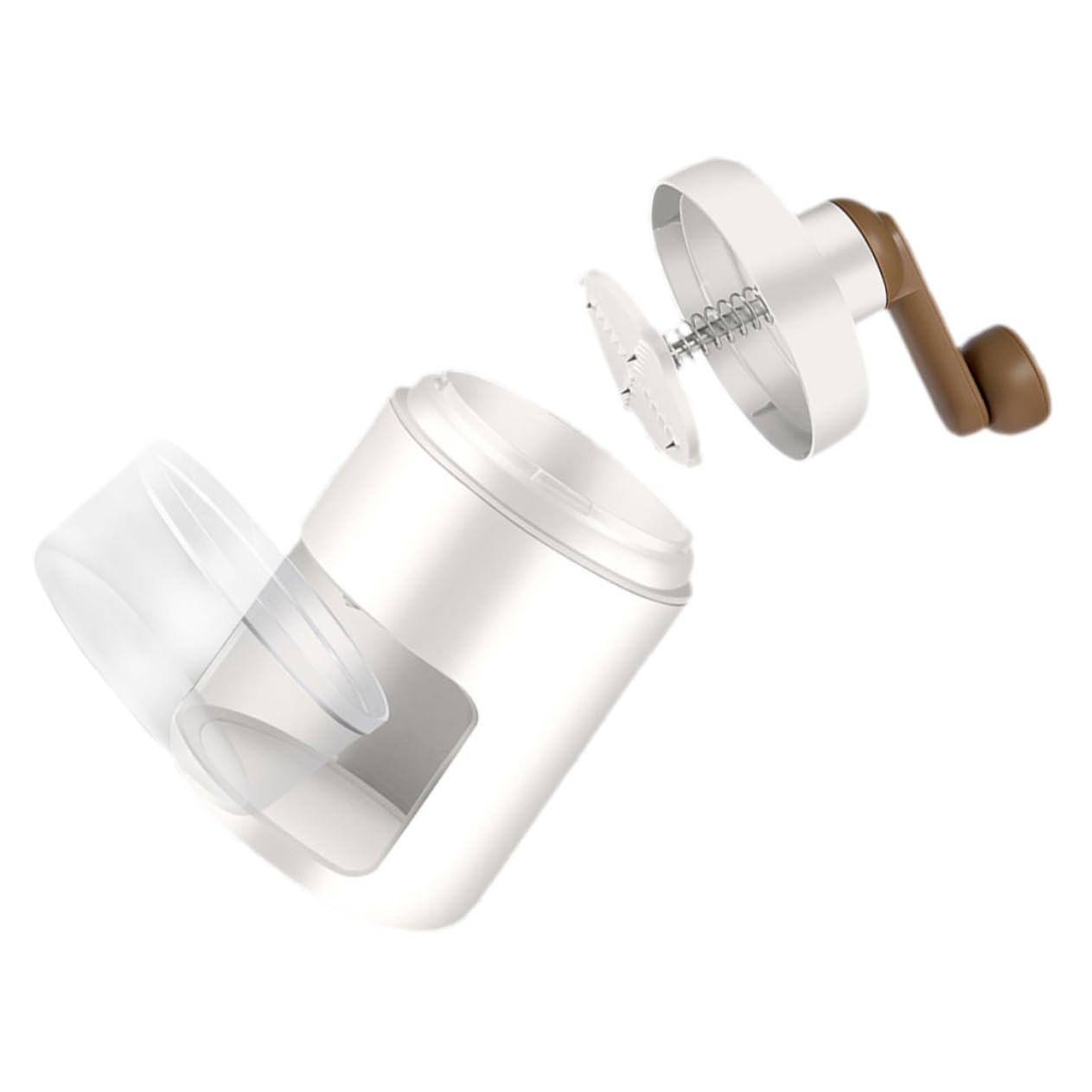 Garneck Manual Ice Crusher Machine for Home Hand-cranked Small Ice Shaver Easy to Use Hand Ice Crusher for Smoothies