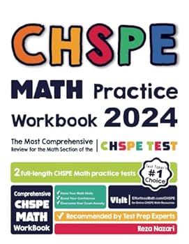 Paperback CHSPE Math Practice Workbook: The Most Comprehensive Review for the Math Section of the CHSPE Test Book