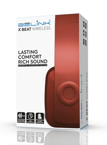 BeLink X Beat Wireless Foldable Headphones Limited Red
