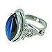 Labradorite Silver Ring, Blue Fire Labradorite Silver Ring, 925 Sterling Silver, Silver Ring, Handmade Jewelry, Size 3-13 US