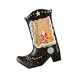 YUNGLOO Luz nocturna brillante con temática de calzado con melodías relajantes, luces nocturnas en forma de bota para relajación, suministros de fiesta musical con temática de naturaleza