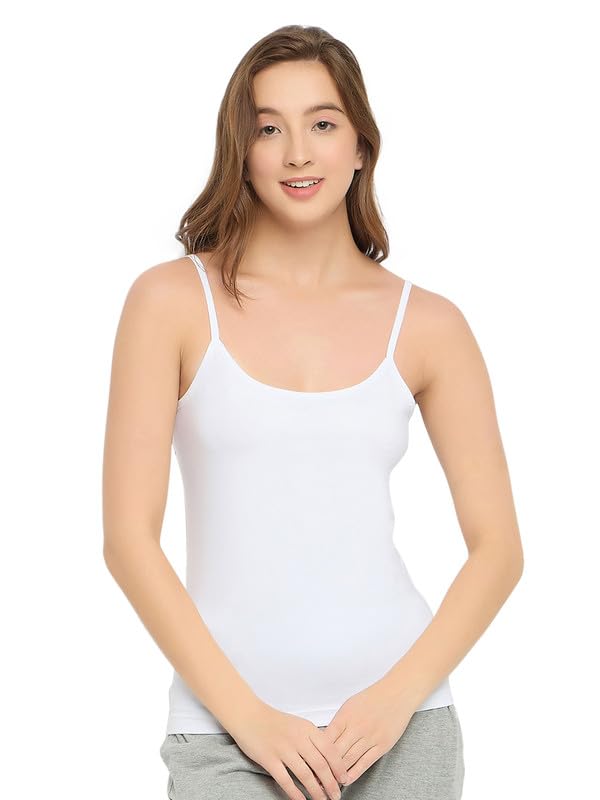 clovia Women's Cotton Solid Camisole-picture-29