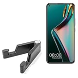 BoxWave Stand and Mount Compatible with Elephone U3H - Desktop Aluminum SoloStand, Adjustable Hands-Free Portable with Rubber Feet - Jet Black