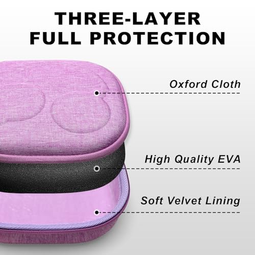 Image of Hard Case for Skullcandy Bluetooth Headphones, Purple(Case Only) | for Skullcandy Crusher ANC 2 /Crusher Evo /Crusher 1080 /Crusher 720 /Crusher /Crusher 540 /Hesh ANC /Hesh Evo /Hesh 540 Headphones